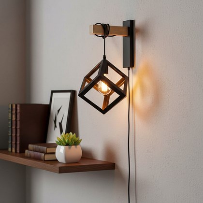 Wall Light LED 15W E27 - Black