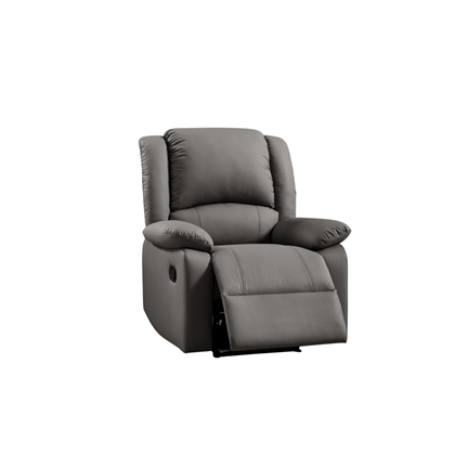 Manual Recliner Chair - Grey