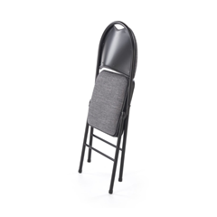 Metal Frame Chair Black Grey