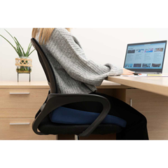 Comfort Ergonomic Seat Cushion Blue