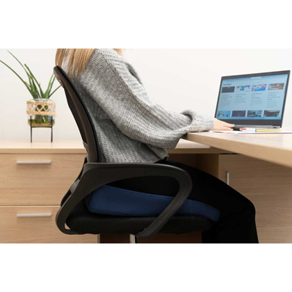 Comfort Ergonomic Seat Cushion Blue