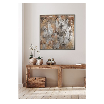 Silver Accent Acryl Painting 105X105
