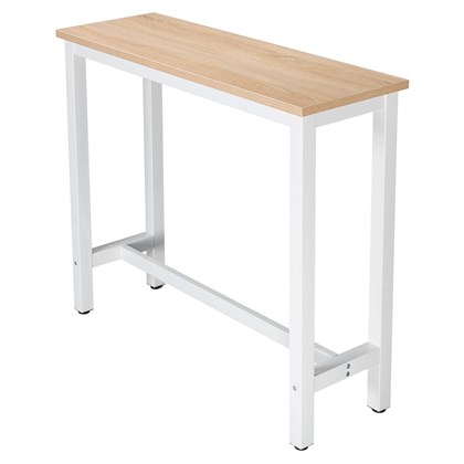 Bar Table - Light Oak & White