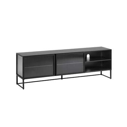 Crystal Front TV Stand