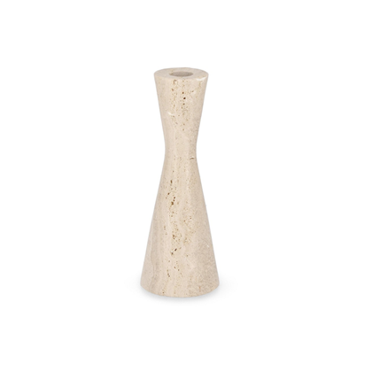 Marble Candle Holder h20 - Beige