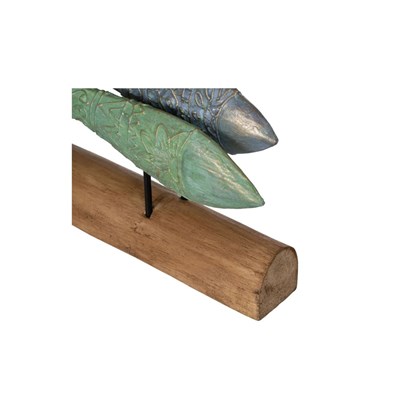 Figure Fishes Wood-Iron