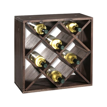 Wine Rack - Wood - 50 X 50 X 25cm