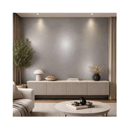 Decorative Wall SPC Panel – Metal Tex Gold