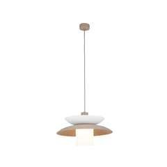 Verado Knowing Hanging Lamp – White & Beige