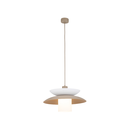 Verado Knowing Hanging Lamp – White & Beige