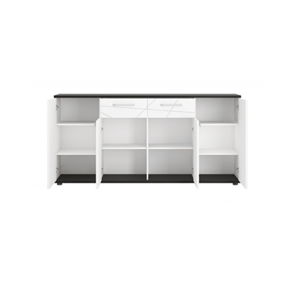Chest Of Drawers 4D2s – White & Black