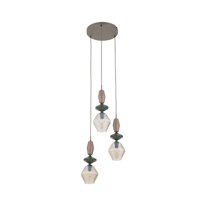 Zen Pendant Lamp – Brown & Cognac