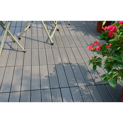 Decking Tile WPC - Light Gray