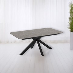 Dining Table Extendable 180-240x100x76cm - High Gloss