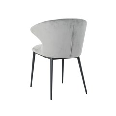 Velvet Dark Grey  Dining Chair