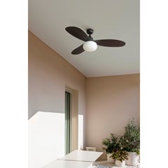 Ceiling Fan with Light M - Brown