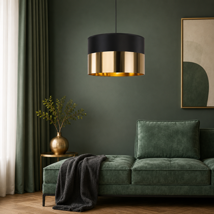 Pendant Lamp – Black & Gold