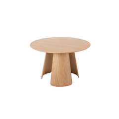 Dining Table  Dia1200x750 Oak Veneer