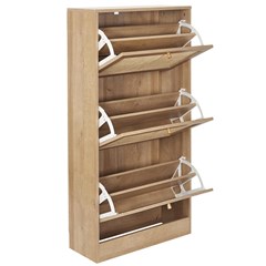 Shoe Cabinet 3 Doors – Brown