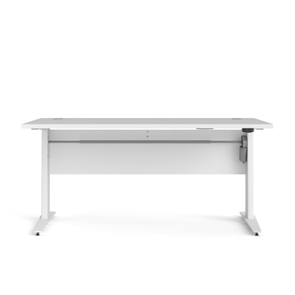 Prima Table Adjustable Height  White 150x80cm