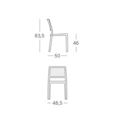 Chair Emi - Anthracite