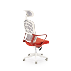 Office Chair Adjustable Cinnamon White