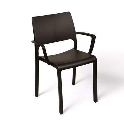 Dark Grey Plastic Chair