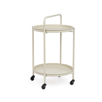 Cream Twin Trolley W-Tray