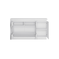 Sideboard 3 Doors – White Alpin & White High Gloss