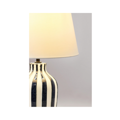 Falyn Lines Table Lamp- Blue