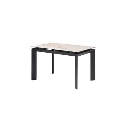 Extendable Table White Matt Ceramic Top 170-120x80