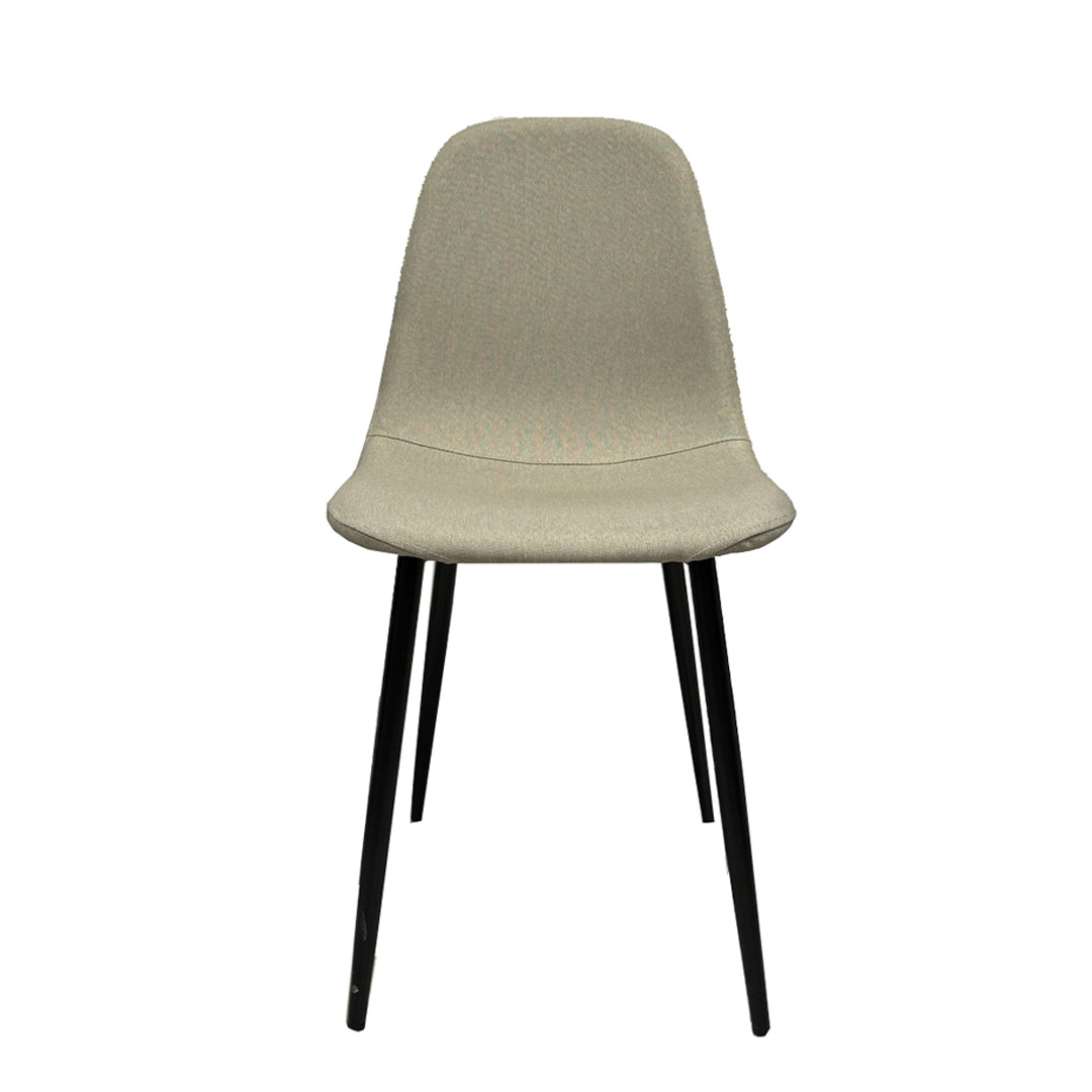 Dining Chair Custom Grey Polyster