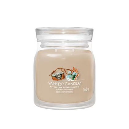 Yankee Candle Signature Duftkerze Afternoon Scrapbooking Signature Medium Jar