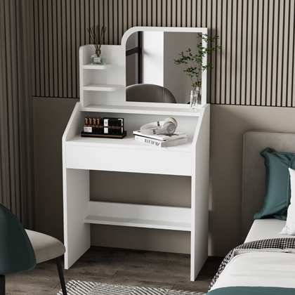 Dressing Table - White 75X40x135cm