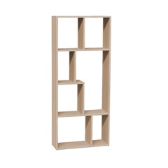 Bookcase Entrances Wall Mounted Shelf in Brown in Wood