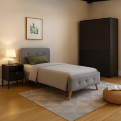 Apartment Package Set - Slate Black & Walnut