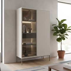 Showcase Cabinet with LED – Cashmere
