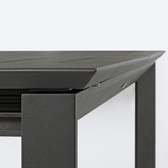 Extendable Table Dark Grey 200-300x110cm