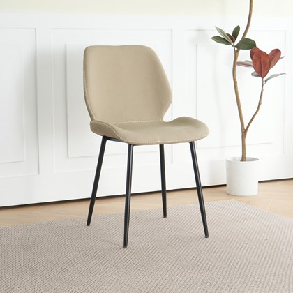 Dining Chair - Pu Beige