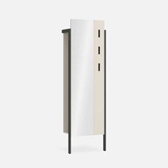 Hallway Cabinet with Mirror - Cashmere