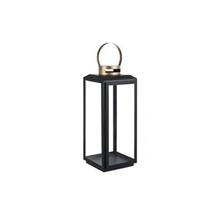Crissie Lantern Black Gold Medium