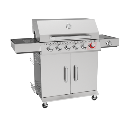 Stainless Steel BBQ - 6 Burner