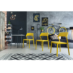 Dining Chair Yellow