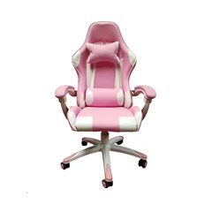 Pink And White Chair With 320MM Nylone Base