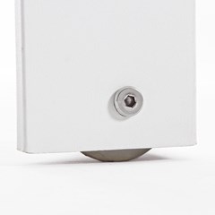 Extendable Table  White Aluminium 200-300x110