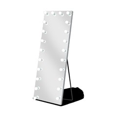 22 Bulbs LED Light Standing  Mirror - 170x50cm