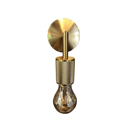 Wall Light W120 H250mm Antigue Brass E27