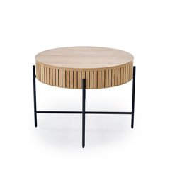 Coffee Table Set - Natural & Black