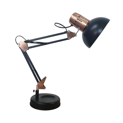 Basic Desk Lamp Vintage Full Metal Black