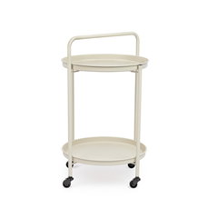 Cream Twin Trolley W-Tray